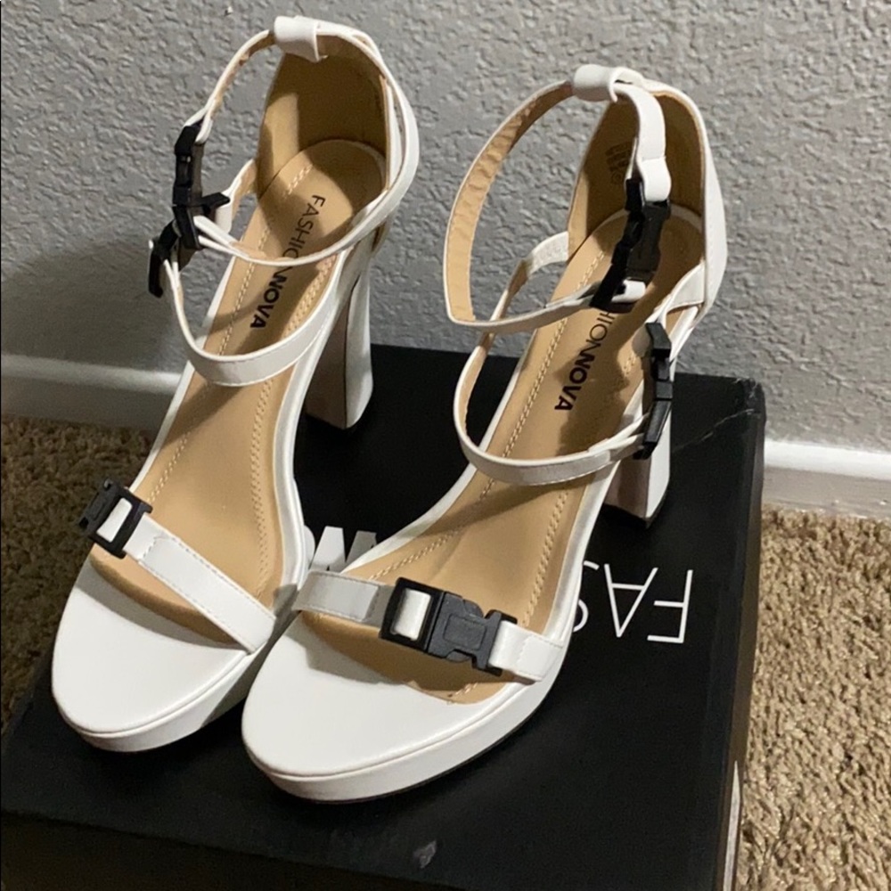 Buckled FN heels